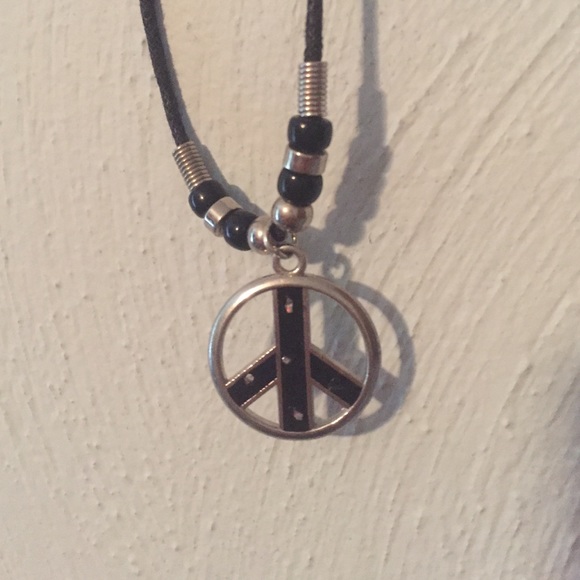 Peace sign necklace
