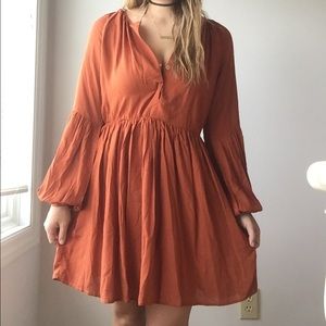 Long Sleeved Boho Dress