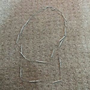 Double layer Silver Necklace