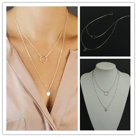 ⭐️Silver Layered Necklace⭐️