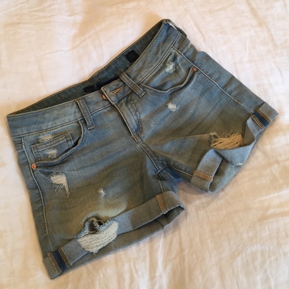 SP Black Label cutoff denim shorts