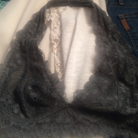 Lace halter free people bra - Picture 2 of 3