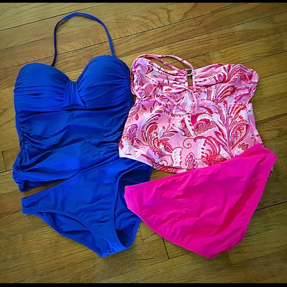 Lot of 2 Tankinis👙 Ralph Lauren 12 & La Blanca 8