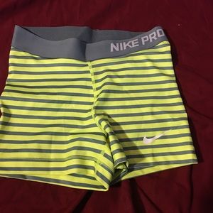 Nike pro compression shorts