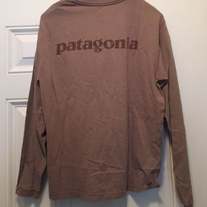 Brown long sleeve Patagonia T Shirt