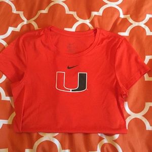 Nike Miami U workout top - never been worn