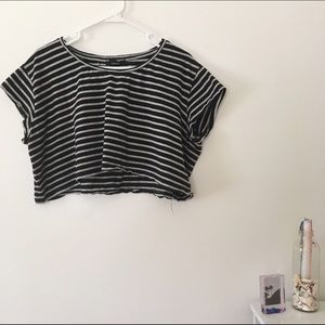 Striped Crop Top
