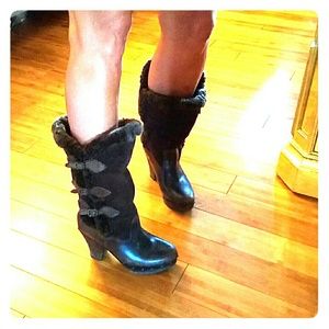 Frye Shearling boots