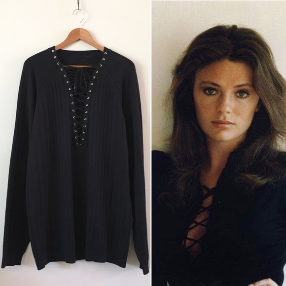 LF Sweaters - 80s / Black Beauty Oversized Sweater
