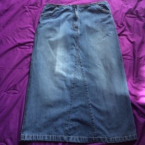 Blue jean Skirt