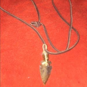 Authentic arrow head long necklace