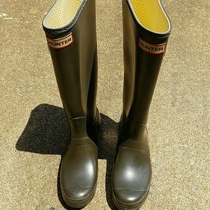 Hunter rain boots