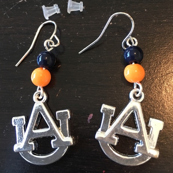 Auburn UA Pierced Earrings Blue / Orange