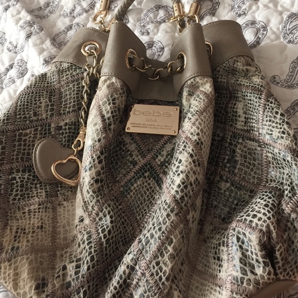 Bebe snakeskin handbag - Picture 1 of 4