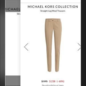 MK skinny cut pants