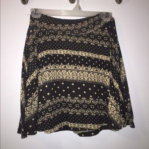 A knit skirt