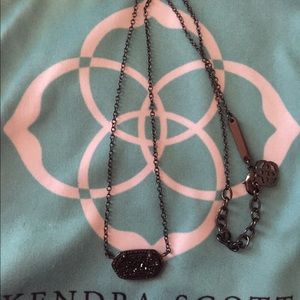 Gunmetal Drusy Elisa