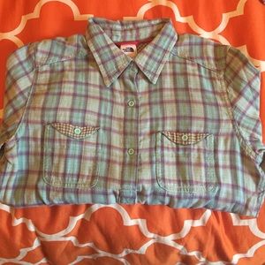 North Face long sleeved button down