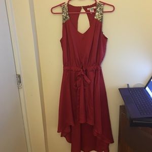 Runway Couture boutique high low dress