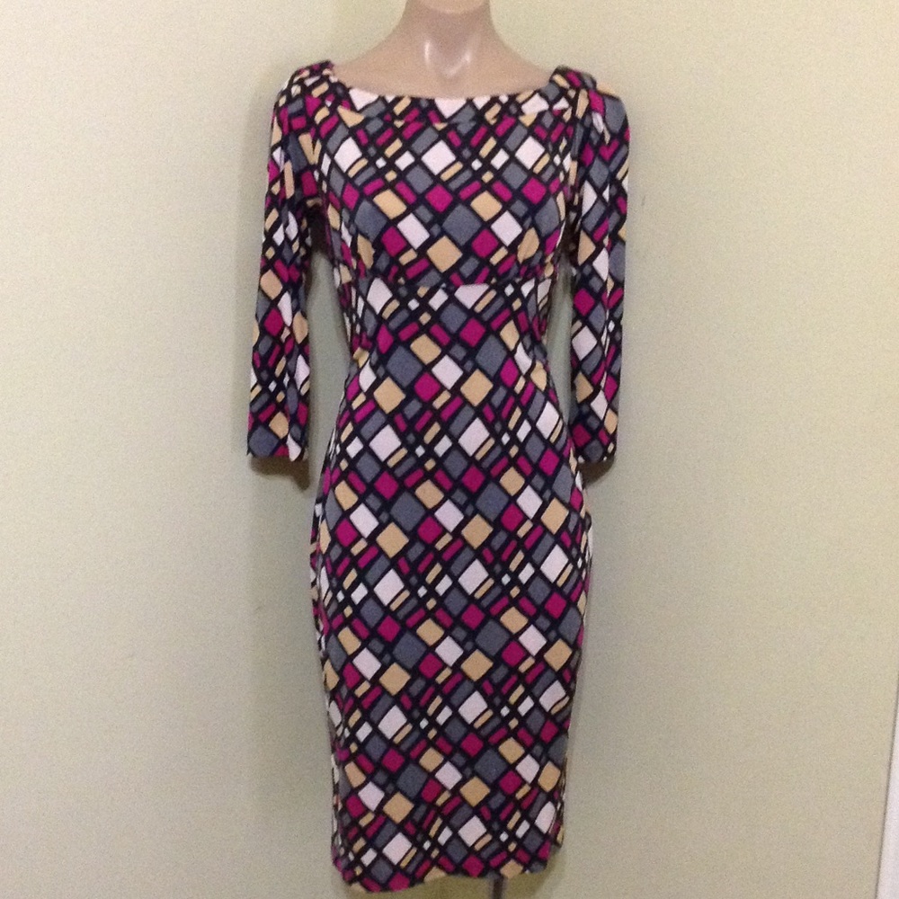Diane Von Furstenberg multicolor dress