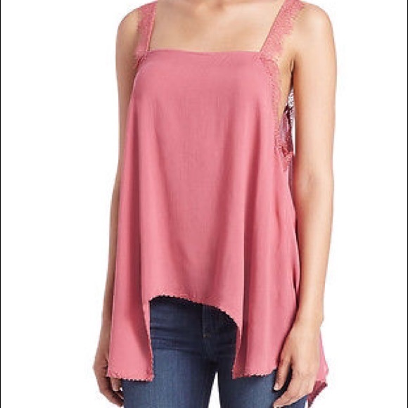 Intimately Free People lace Donny dot cami rose
