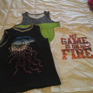 3 boys summer shirts. 💪🏾🏈🏀