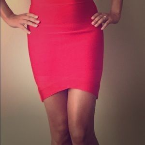 Red hot bandage skirt 🌶