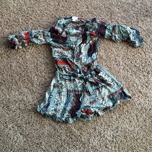 Elbow length romper