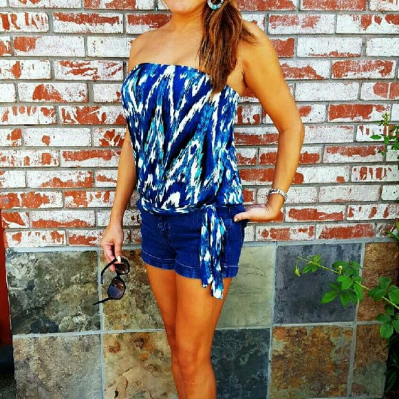 Baja Tube - Short Tube Top with Waist Tie