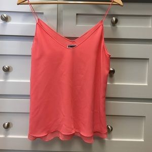 Hot pink silk top