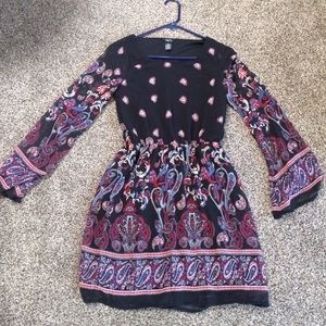 Free People Inspired Boho Paisley Dress