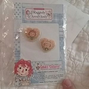 Raggedy Ann & Andy Earrings