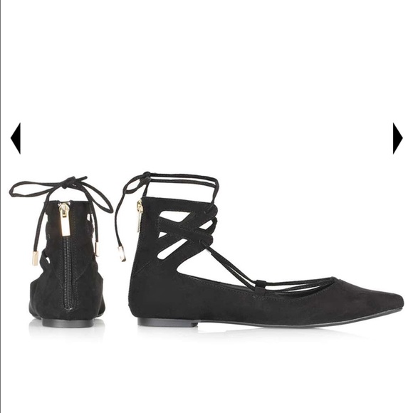 Topshop Lace Flats