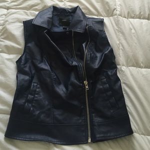 Leather vest