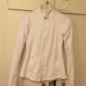 Lululemon white fitted jacket