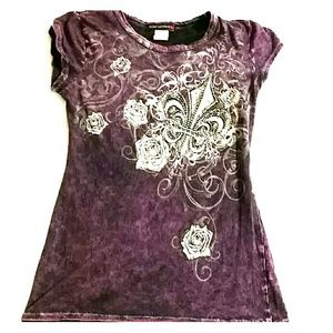 Anchor/Rose Purple shirt