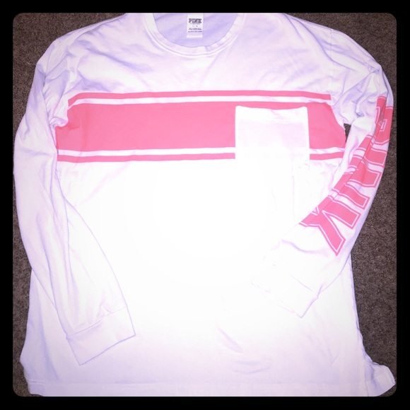 PINK Victoria's Secret Tops - Pink Campus Tee EUC