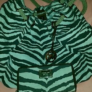Michael Kors purse and wallet