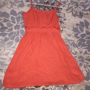 Orange dress