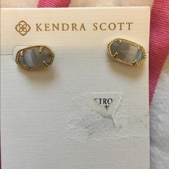 Kendra Scott grey Ellie Stud