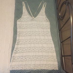 White lace cami
