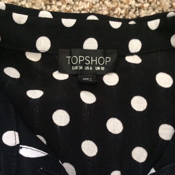 TopShop Collared Blouse - Picture 2 of 4