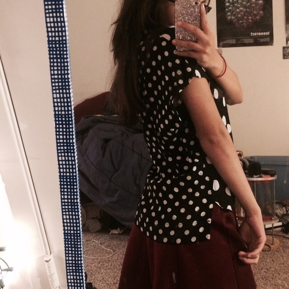 TopShop Collared Blouse - Picture 4 of 4