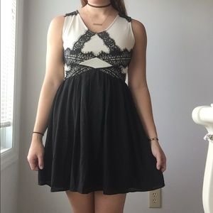 Black and White Formal Dress