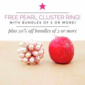 🌸FREE PEARL RING with Bundle of 3 or More🌸
