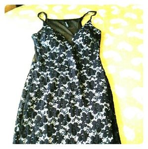 Black and white dress