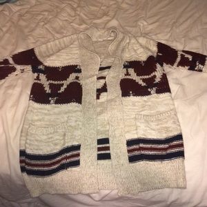 FOREVER 21- chunky long knit cardigan