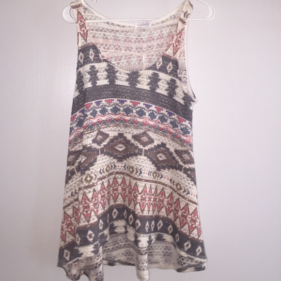 Tribal Print Top
