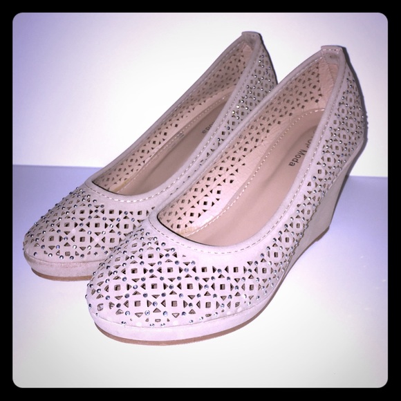 Top Moda Sparkle Wedges