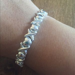 'XO' Silver Bracelet